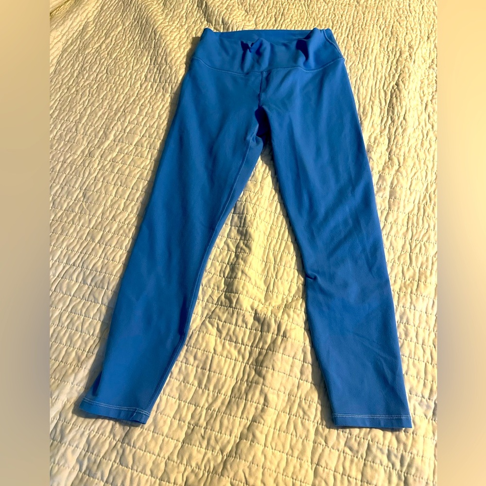 Fabletics blue Power Hold leggings size small